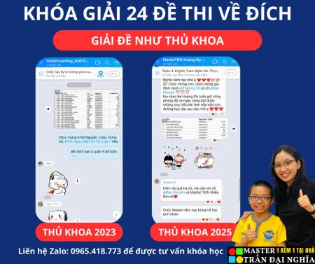 KHÓA CẤP TỐC GIẢI 24 ĐỀ THI VỀ ĐÍCH LỚP 6 CHUYÊN TĐN 2026